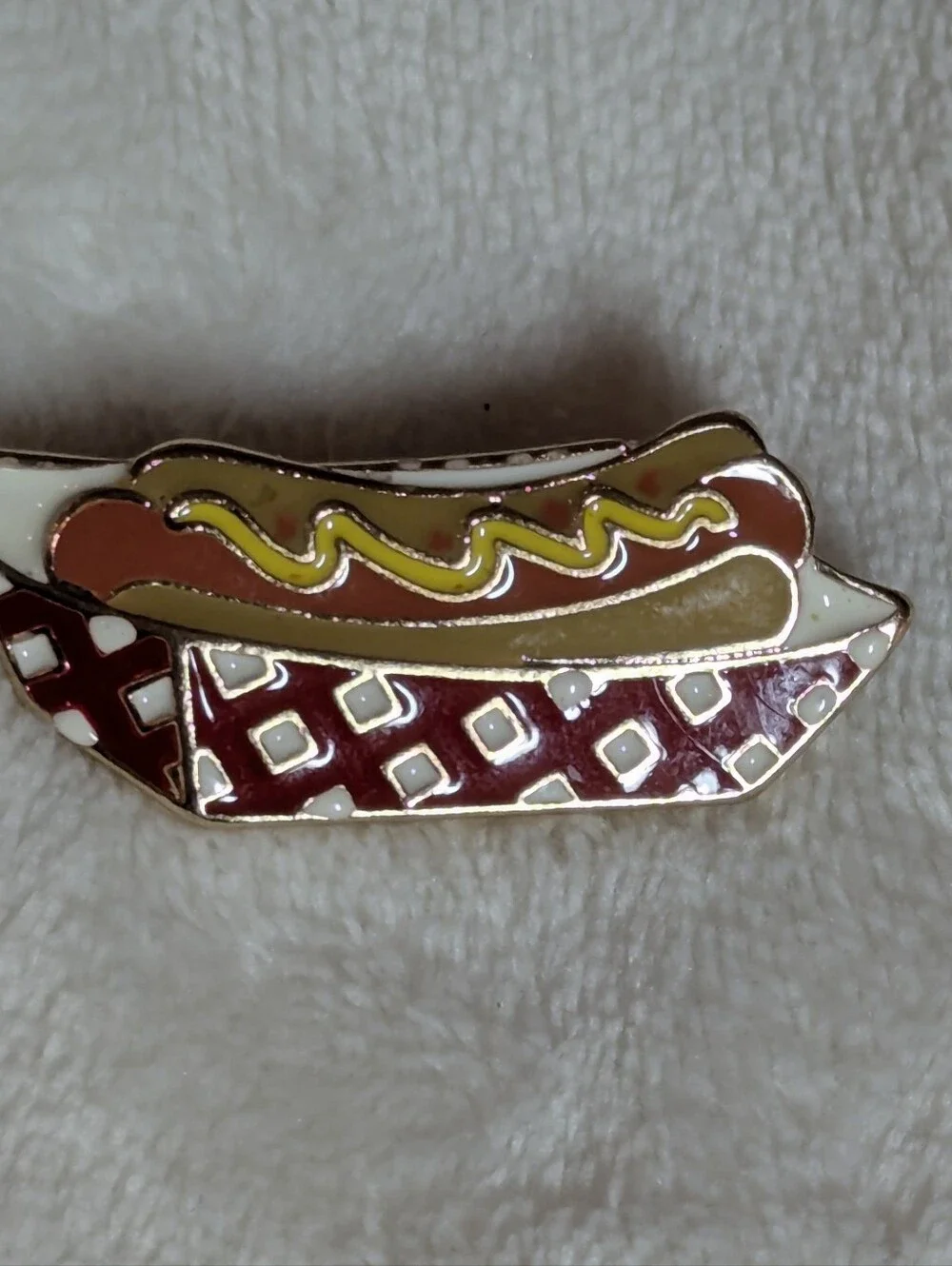 Hot dog, s'mores, and lemonade BROOCHES/PINS - full SET of 3 + FREE GIFT